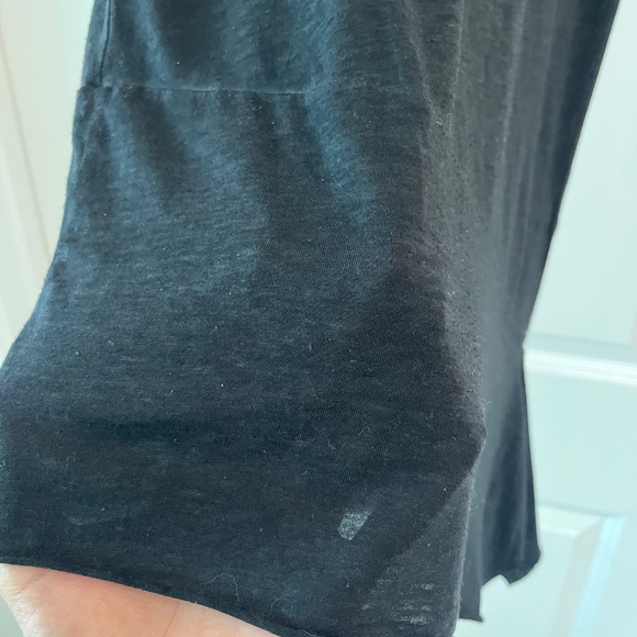AllSaints Black Asymmetrical Hem Sleeveless Top Size S - Picture 4 of 10